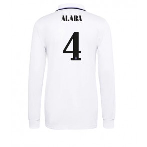 Real Madrid David Alaba #4 Hjemmedrakt 2022-23 Langermet